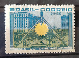 C 287 Brazil Stamp World Urbanism Day Geography 1952 - Other & Unclassified