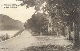 CPA FRANCE 01 " Seyssel, Le Monument Aux Morts". - Seyssel