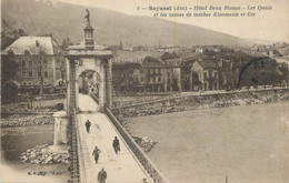 CPA FRANCE 01 " Seyssel, Hôtel Beau Rivagee". - Seyssel