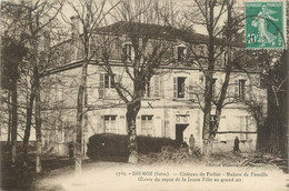 CPA FRANCE 38 "Diémoz, Château De Piellat". - Diémoz