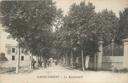 CPA FRANCE 69 "St Priest, Le Boulevard".. - Saint Priest