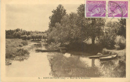 CPA FRANCE 01 " Pont De Vaux, Bords De La Reyssouze". - Pont-de-Vaux