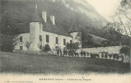 CPA FRANCE 38 "Barraux, Château Du Fayet". - Barraux