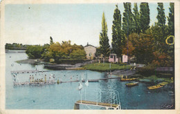 CPA FRANCE 01 " Trévoux, La Plage". - Trévoux