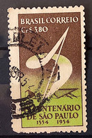C 294 Brazil Stamp Centenary 4 Sao Paulo 1953 Circulated 1 - Autres & Non Classés