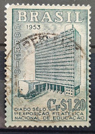 C 303 Brazil Stamp Exhibition 1953 National Education Philatelic Circulated 1 - Autres & Non Classés