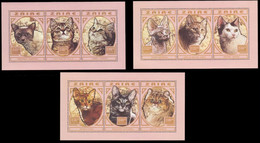 Zaïre - BL116/118 - Chats - Cats -  1997 - MNH - Unused Stamps