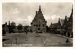 CPA AK Waalwijk Raadhuis Met Raadhuisplein NETHERLANDS (728569) - Waalwijk