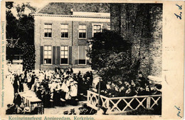 CPA AK APPINGEDAM Kerkplein Koninginnefeest NETHERLANDS (706275) - Appingedam