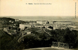 Bastia * Panorama Sur Le Quartier Du Port Et De La Gare * Ligne Chemin De Fer * Haute Corse 2B - Bastia