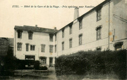 étel * Hôtel De La Gare Et De La Plage , Prix Spéciaux Pour Familles ! - Etel