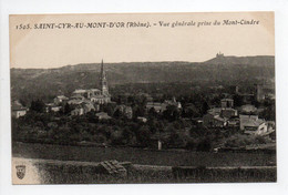 - CPA SAINT-CYR-AU-MONT-D'OR (69) - Vue Générale Prise Du Mont-Cindre - Edition FARGES 1505 - - Autres & Non Classés