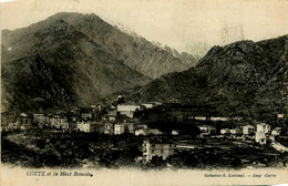 Corte * Panorama Sur La Ville Et Vue Sur Le Mont Rotondo * Haute Corse 2B - Corte