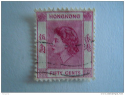 Hongkong Hong Kong 1954-60 Elizabeth II  Yv 183 O - Usati