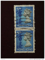 Hongkong Hong Kong 1992 Elizabeth II Et Idéogrammes 2 X  Yv 691 O - Usados