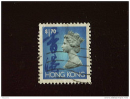 Hongkong Hong Kong 1992 Elizabeth II Et Idéogrammes Yv 691 O - Usados