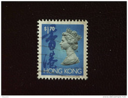Hongkong Hong Kong 1992 Elizabeth II Et Idéogrammes Yv 691 O - Gebruikt