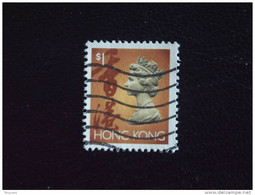 Hongkong Hong Kong 1992 Elizabeth II Et Idéogrammes Yv 689 O - Usados