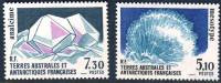 TAAF  Mineraux, Fossiles Yvert N° 144/45 ** MNH, Neuf Sans Charniere - Minerales