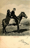 Types Corses * Couple Sur Un Cheval * Vieil Homme Et Vieille Femme Du Pays * 2A 2B - Other & Unclassified