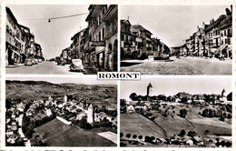 Romont - 4 Bilder (601) * Feldpost 4. 10. 1957 - Romont