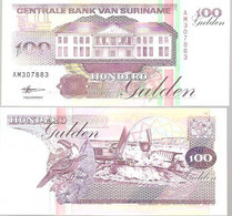 Suriman  P-139B 100Guiden  1998 UNC - Suriname