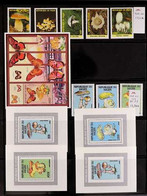 FUNGI ON STAMPS NIGER 1985-2014 Beautiful Never Hinged Mint Thematic Collection, Includes 1991 Both Perf And Imperf Mini - Zonder Classificatie