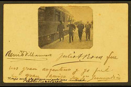 JULIO ARGENTINO ROCA SIGNATURE. Circa 1900 Postcard With Attached Picture, Signed JULIO A. ROCA, President Of Argentina  - Andere & Zonder Classificatie