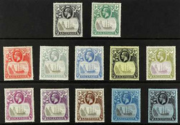 1924-33. BADGE OF ST. HELENA KGV Definitive Complete Set, SG 10/20, Fine Mint (12 Stamps) For More Images, Please Visit  - Ascension