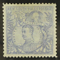 NEW SOUTH WALES 1890 20s Ultramarine, Wmk SG Type W54, Perf.12x11, SG 264cb, Mint, Gum Crease But Decent Example. For Mo - Andere & Zonder Classificatie