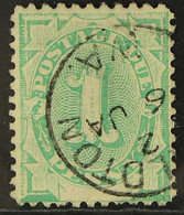 1902 1d Emerald-green Postage Due, Compound Perfs, Wmk Upright, SG D9w, Very Fine Cds Used For More Images, Please Visit - Andere & Zonder Classificatie