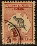 1929-30 £2 Black & Rose Kangaroo, SG 114, Fine Cds Used, Fresh, Very Nice Centring, A Lovely Stamp.. For More Images, Pl - Altri & Non Classificati