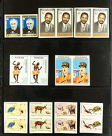 1970-1973 IMPERF PAIRS Superb Never Hinged Mint Collection Of All Different IMPERF PAIRS On Stock Pages, Includes 1971 M - Repubblica Centroafricana