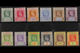 1902 Ed VII Set To 3s Complete, Wmk CA, SG 45/56, Very Fine Mint. (12 Stamps) For More Images, Please Visit Http://www.s - Gambia (...-1964)