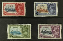 1935 Silver Jubilee Set Complete, Perf "Specimen", SG 143s/6s, Fine Mint. (4 Stamps) For More Images, Please Visit Http: - Gambia (...-1964)