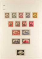 KIAUTSCHOU (KIAOCHOW) 1901-1919 FINE MINT COLLECTION In Hingeless Mounts On Pages, Includes 1901 Set, 1905 Set To $½, 19 - Altri & Non Classificati