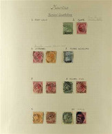 1860's-1880's NUMERAL CANCELS An Interesting Collection Of Fine Used Stamps Selected For Nice Numeral Cancels And Writte - Mauritius (...-1967)