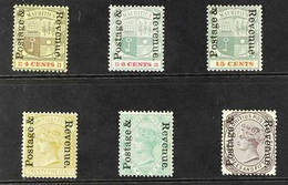 1902 Overprinted "Postage & Revenue" Complete Set, SG 157/62. Very Fine Mint. (6 Stamps) For More Images, Please Visit H - Mauritius (...-1967)