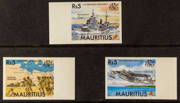 1995 ARCHIVE IMPERFORATE 50th Anniversary Of The End Of WWII Set As SG 920/22, International Security Printers Archive I - Mauritius (...-1967)