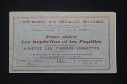 FRANCE - Carnet De 10 Vignettes Foch ( Orphelinat Des Médaillés Militaires ) + 4 Vignettes Belle France - L 95526 - Blocks & Sheetlets & Booklets