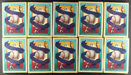 BASEBALL ST VINCENT 1992 Baseball Players Ten Complete Self-adhesive Sets (Scott 1693/1704) In Sealed And Unopened Packs - St.Vincent (...-1979)