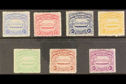 1907 Large Canoe Complete Set, SG 1/7, Fine Mint (7 Stamps) For More Images, Please Visit Http://www.sandafayre.com/item - Isole Salomone (...-1978)