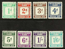 POSTAGE DUE 1940 Complete Set, SG D1/D8, Very Fine Used (8 Stamps). For More Images, Please Visit Http://www.sandafayre. - Isole Salomone (...-1978)