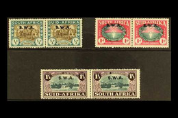 1939 Huguenot Landing Complete Set, SG 111/113, Never Hinged Mint Horizontal Pairs. (3 Pairs) For More Images, Please Vi - South West Africa (1923-1990)