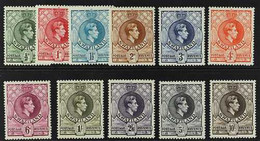 1938-54 Complete King George VI Definitive Set, SG 28/38a, Never Hinged Mint. (11 Stamps)  For More Images, Please Visit - Swaziland (...-1967)