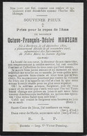 BERTRIX ..-- Mr Octave MAUJEAN , Né En 1872 , Décédé En 1907 à BERTRIX . - Bertrix