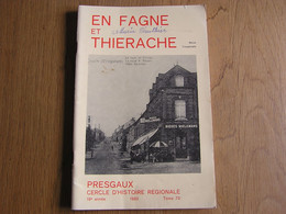 EN FAGNE ET THIERACHE N° 70 1985 Régionalisme Les Constant Couvin Brûly De Pesche Cul Des Sarts Le Pâturage à Dourbes - Belgique