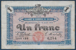 Chambre De Commerce De COGNAC -  1 Franc - Pirot N° 3 - Cámara De Comercio