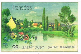 42  PENSEES    DE   SAINT JUST  SAINT  RAMBERT   CPM  TBE  VR701 - Saint Just Saint Rambert