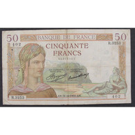 50 Francs Cérès 31.10.1935, R.3253, TB - 50 F 1934-1940 ''Cérès''
